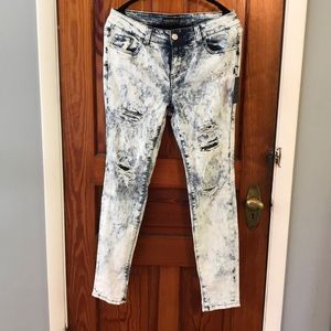 NWT forever 21 acid wash jeans